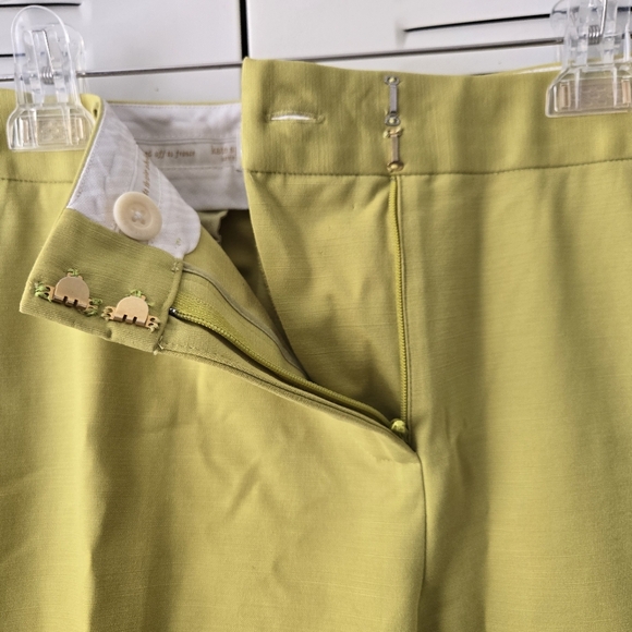Kate Spade Ankle Pants Lime Green Size 10 #121 - Picture 4 of 7